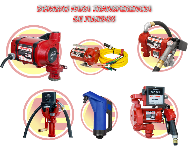 Bombas para transferencia de combustibles Manuales Rotativas con medidor  IDN254T Colombia